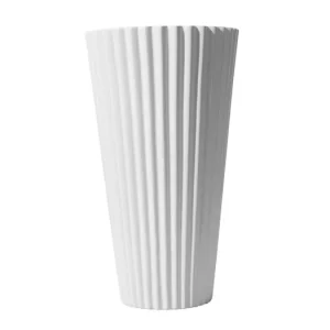 Akce Květináč Viveka White Tall 22 cm