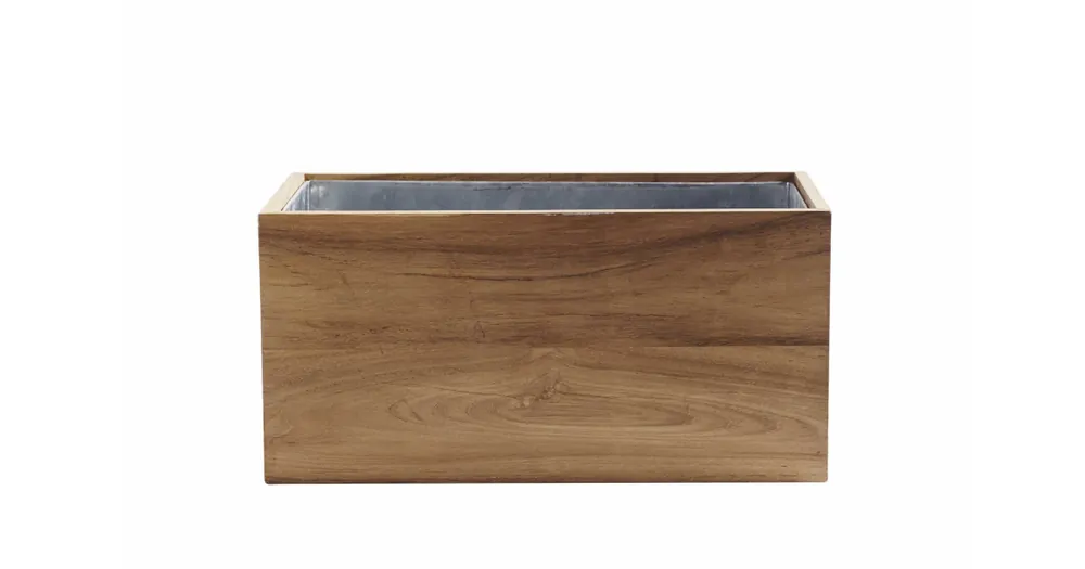 Květináč z teakového dřeva Nature plant box Akční Cena