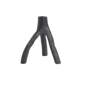Liatinový svietnik Aion Black L Super Cena