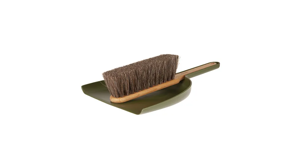 Aktuální Lopatka so metličkou z konských vlasov Moss Green