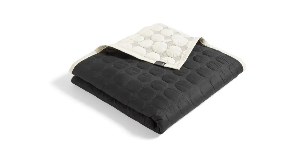 Ověřený Přehoz Mega Dot Black and Cream 245 x 235 cm