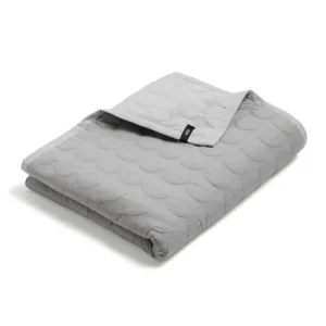 Vysoce Kvalitní Přehoz Mega Dot Light Grey 245 x 195 cm