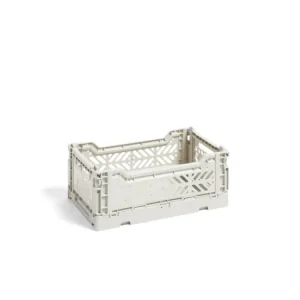 Aktuální Úložný box Crate Light Grey S