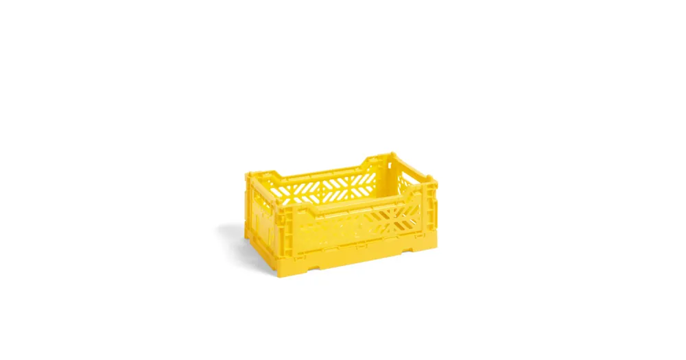 Úložný box Crate Yellow S Rychlé Dodání