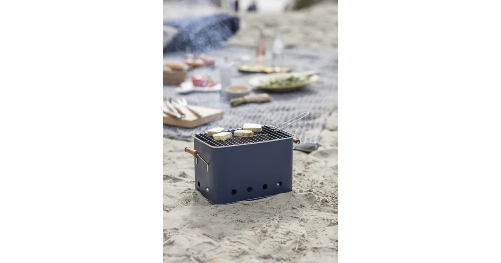 Přenosný gril Cleveley Bucket BBQ Blue Nejprodávanější