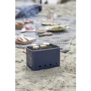 Prenosný gril Cleveley Bucket BBQ Blue Novinka