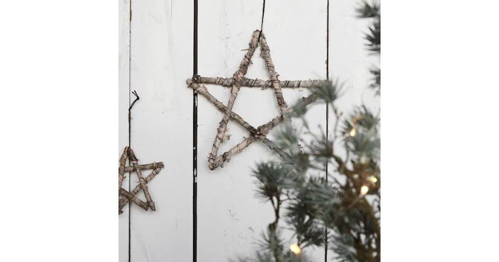 Ověřený Přírodní ozdobná hvězda Star 25 cm