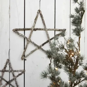 Přírodní ozdobná hvězda Star 40 cm Poslední Šance