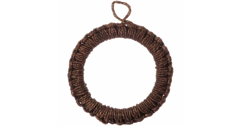 Přírodní podložka pod hrnec Rattan Dark Brown 18cm Ověřený