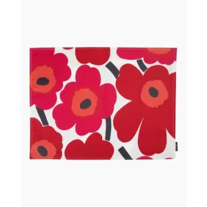 Prostírání Pieni Unikko White Red 42x31 cm Super Cena