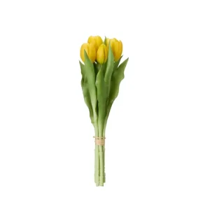 Autentický Pugét 7 ks žlutých tulipánů
