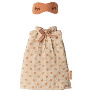 Zlevněný Pyžamový set pre myšky Maileg Mum Beige