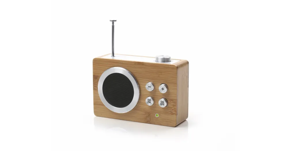 Rádio Mini Dolmen bambus Vysoce Kvalitní