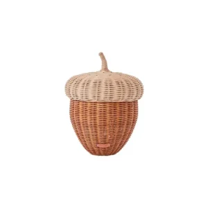 Ratanový košík s vekom Acorn Basket 45 cm Expresní Doručení
