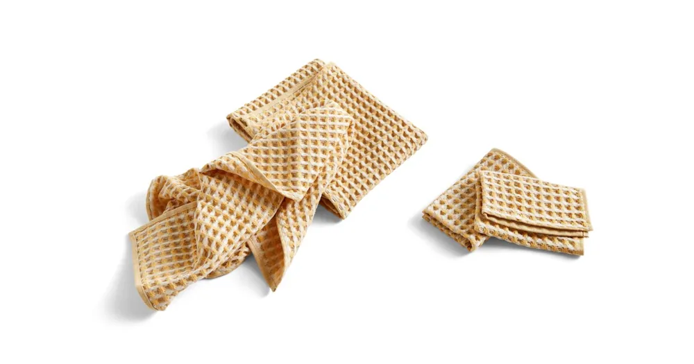 Ručník a utěrka Twist Egg Yolk - set 4 ks Přímo Od Výrobce