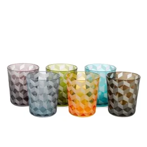 Koupit Online Sada barevných sklenic Tumbler Blocks