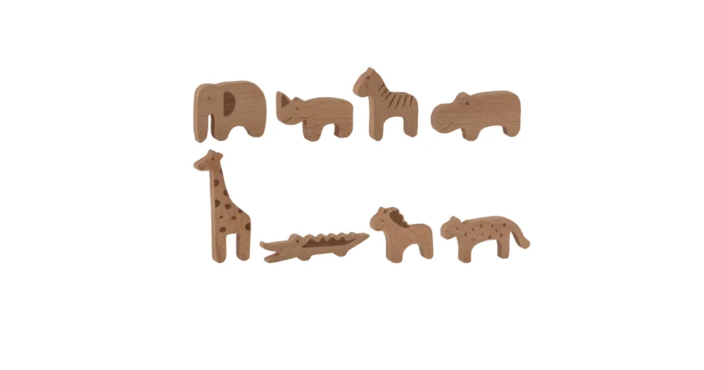 Hit Sezóny Sada dřevěných zvířátek Safari