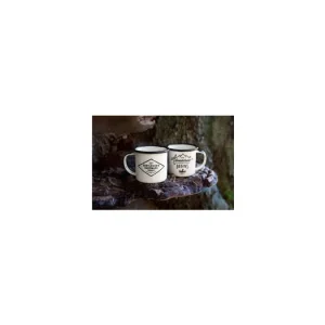 Sada dvou smaltovaných hrnků na espresso Adventure Rychlé Dodání