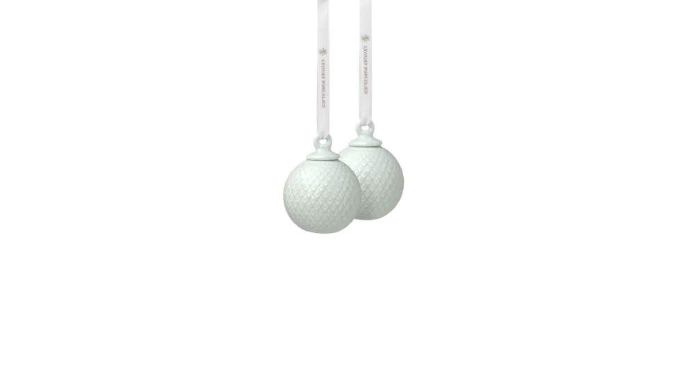 Oblíbený Sada porcelánových baněk Rhombe Soft Green 2 ks