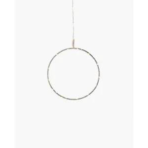 Akční Nabídka Svietiaca dekorácia Liva Circle Silver 20 cm