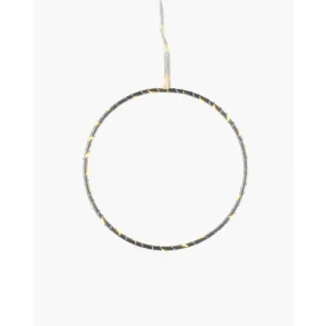 Nejlepší Volba Svítící dekorace Liva Circle Silver 25 cm