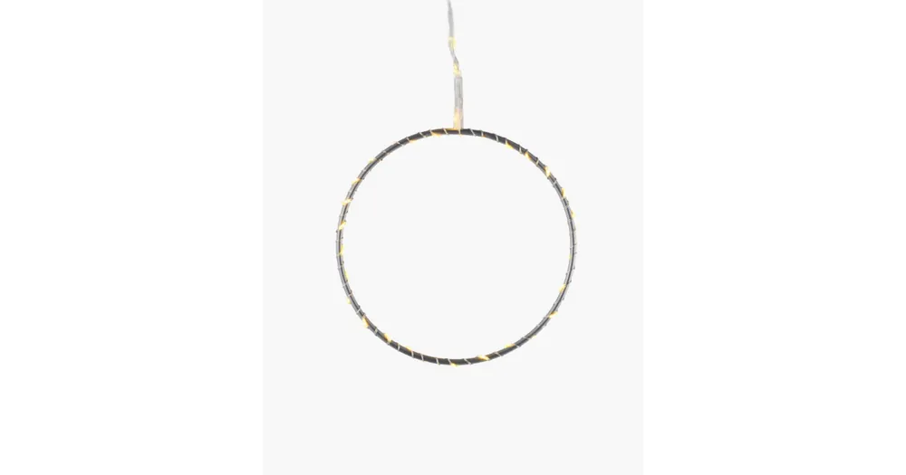 Nejlepší Volba Svítící dekorace Liva Circle Silver 25 cm