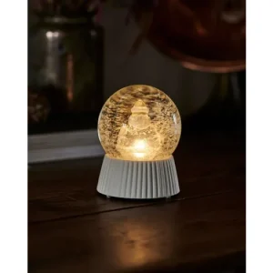 Autentický Svítící dekorace Santa Snowglobe 12,5 cm