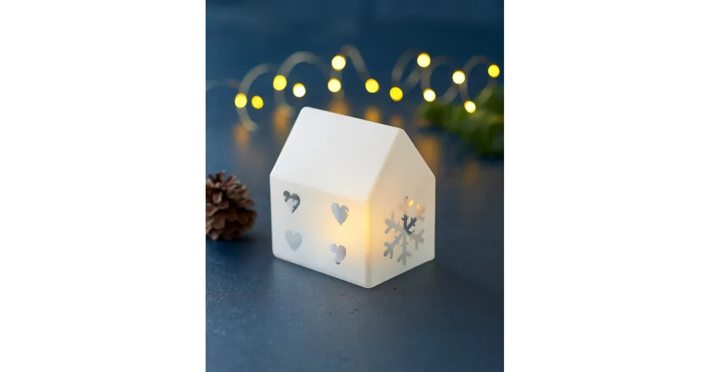Santa House Frosted 11,5 cm Sezónní Sleva