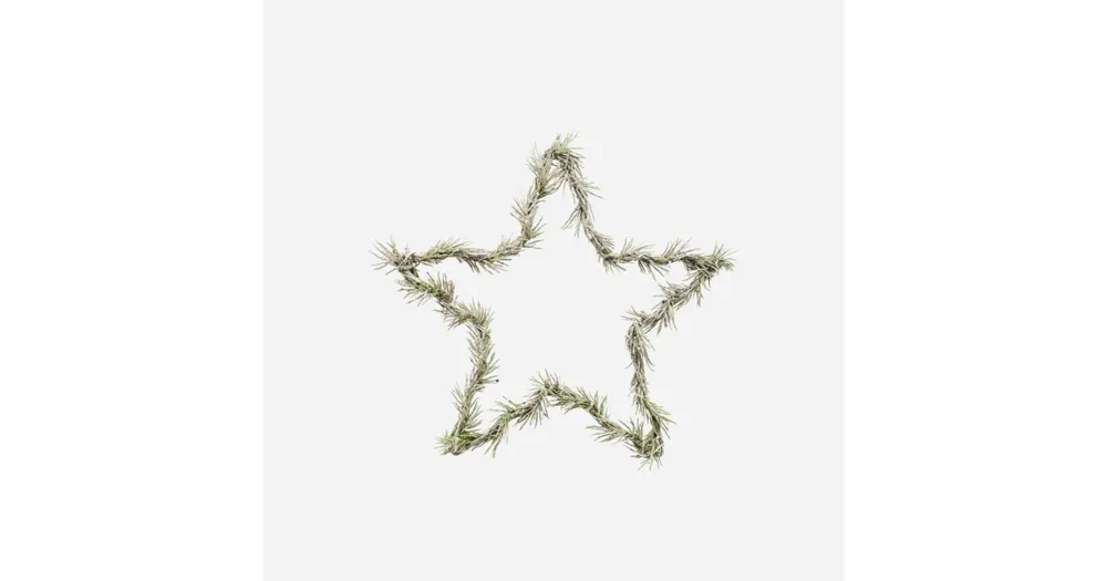 Oblíbený Svietiaca LED hviezda Wreath Star Nature 25 cm