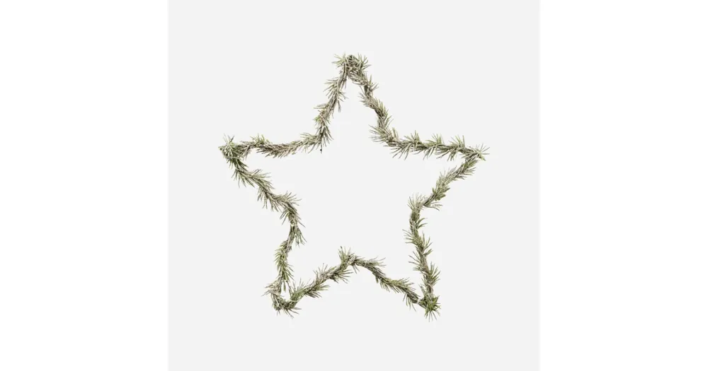 Svítící LED hvězda Wreath Star Nature 33 cm Pouze Dnes