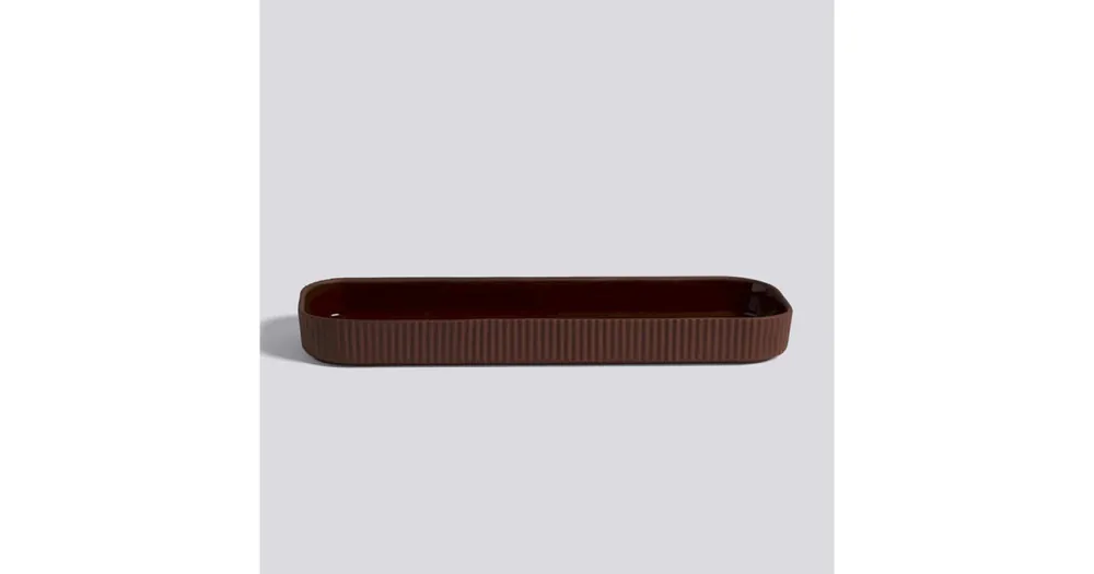 Top Prodej Tác Facade Dark Terracotta 33,5x11 cm
