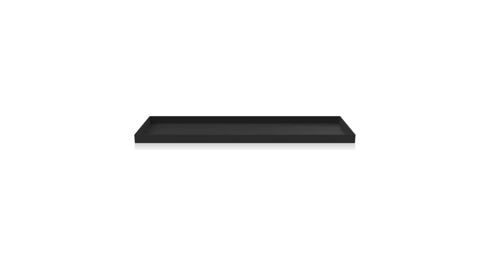 Ihned K Objednání Tác Rectangular Black 50x18 cm