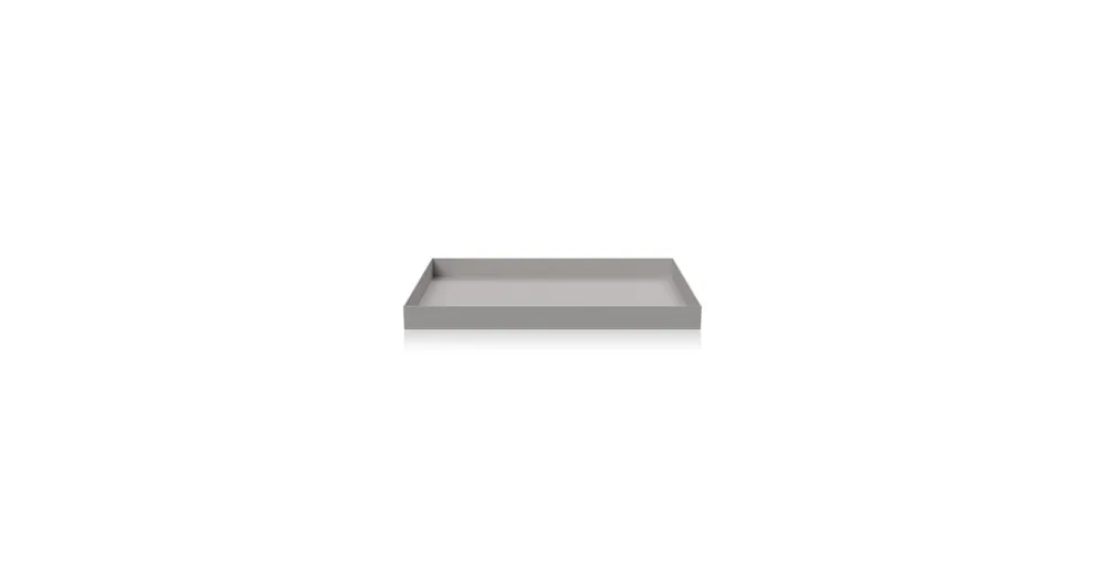 Tovární Cena Tác Rectangular Light Grey 24,5x17,5 cm
