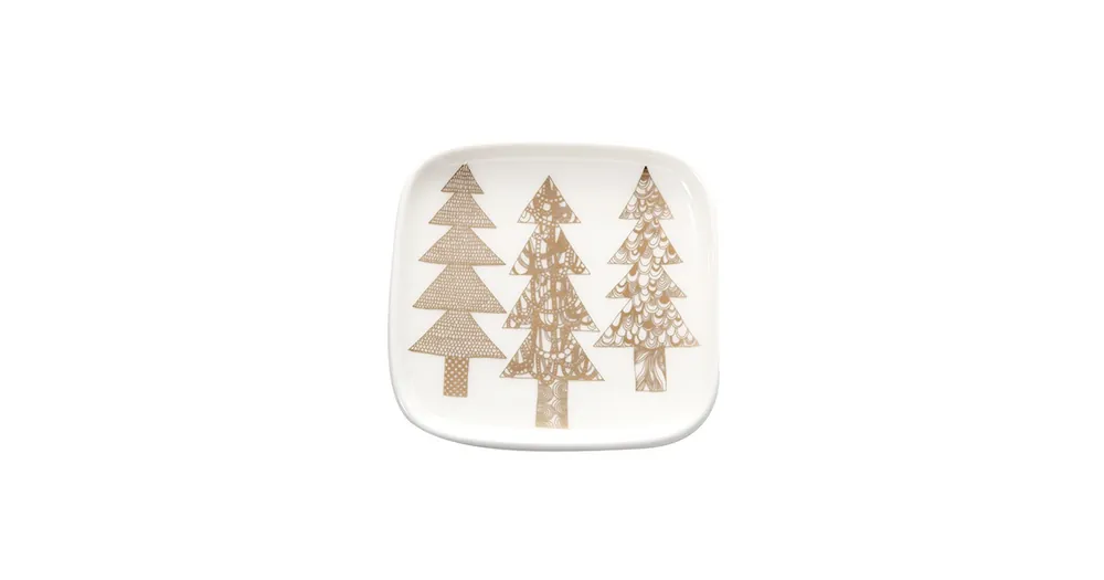 Sleva Tanier Oiva Kuusikossa White Gold 10x10 cm