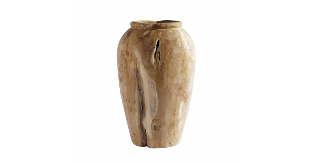 Teaková váza Eros nature 40 cm Omezená Nabídka