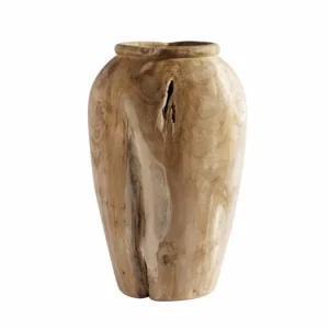 Teaková váza Eros nature 40 cm Akční Cena