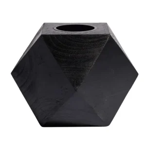 Jen Po Omezenou Doba Teakový svícen Diamond Black 10 cm