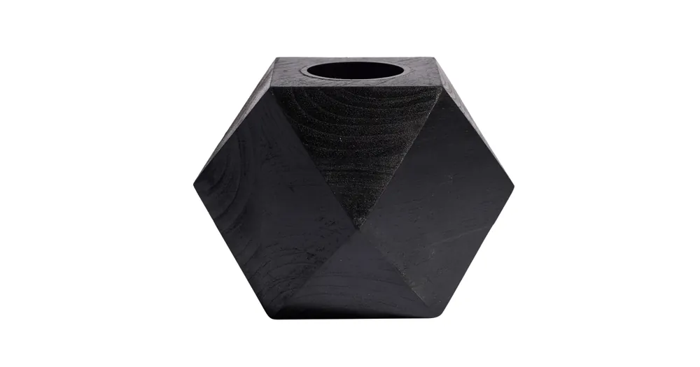 Jen Po Omezenou Doba Teakový svícen Diamond Black 10 cm