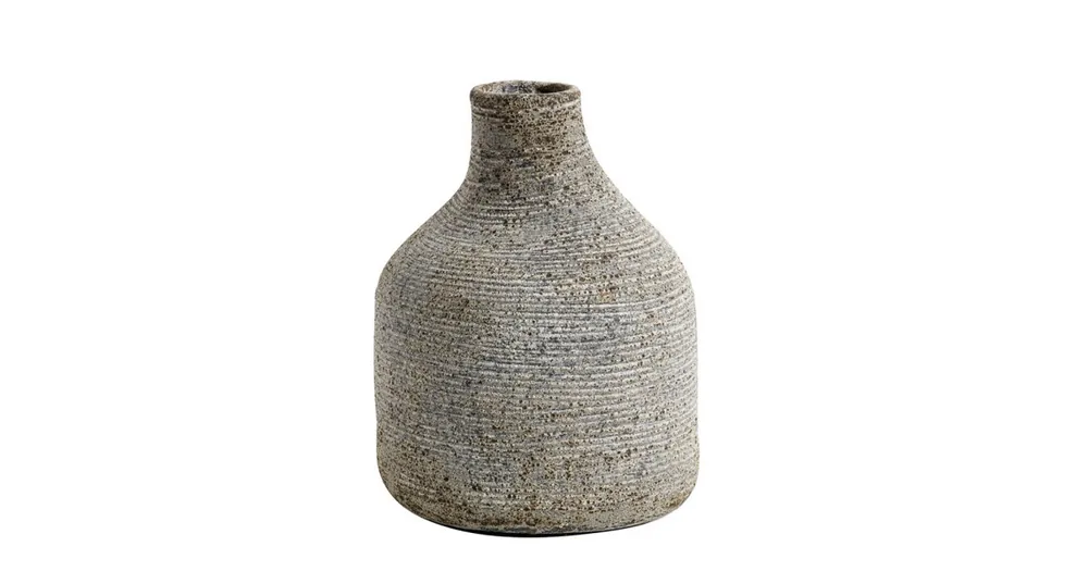 Tovární Cena Terakotová váza Rustic Stain Grey 18 cm