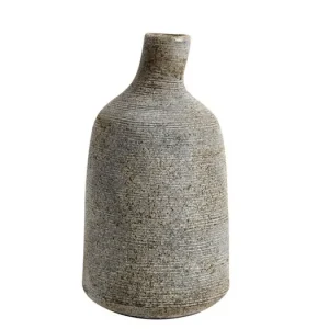 Terakotová váza Rustic Stain Grey 26 cm Akce