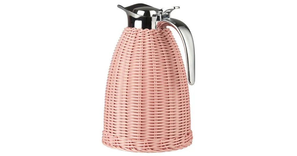 Cenová Bomba Termoska Polyrattan Handwoven Pink 1,5 l