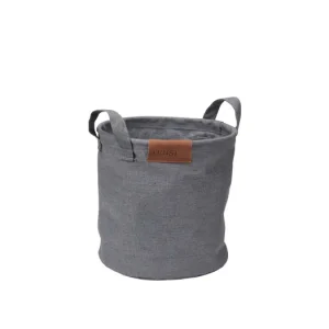 Textilní úložný koš Förvaring Grey 20 cm Levný