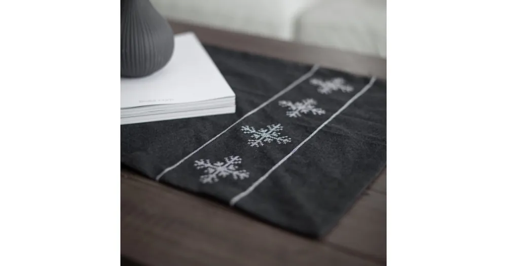 Ubrus Flinga Runner Dark Grey 44x140 cm Přímo Od Výrobce