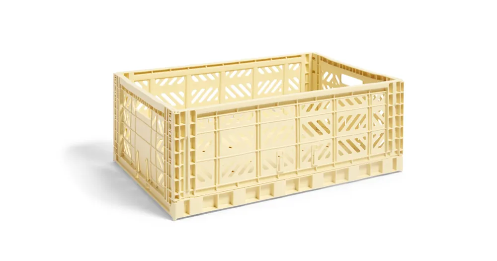 Vrácení Zdarma Úložný box Crate Light Yellow L