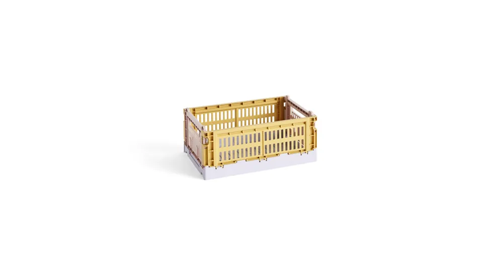 Autentický Úložný box Crate Mix Colour Golden Yellow S