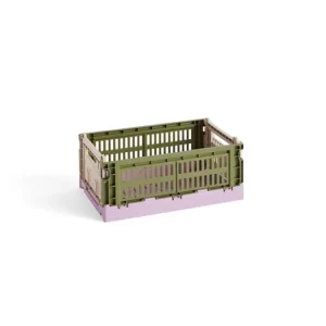 Aktuální Úložný box Crate Mix Colour Olive S