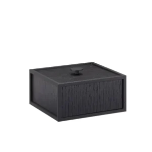Úložný box Frame Black Ash 14x14 cm Víkendová Akce