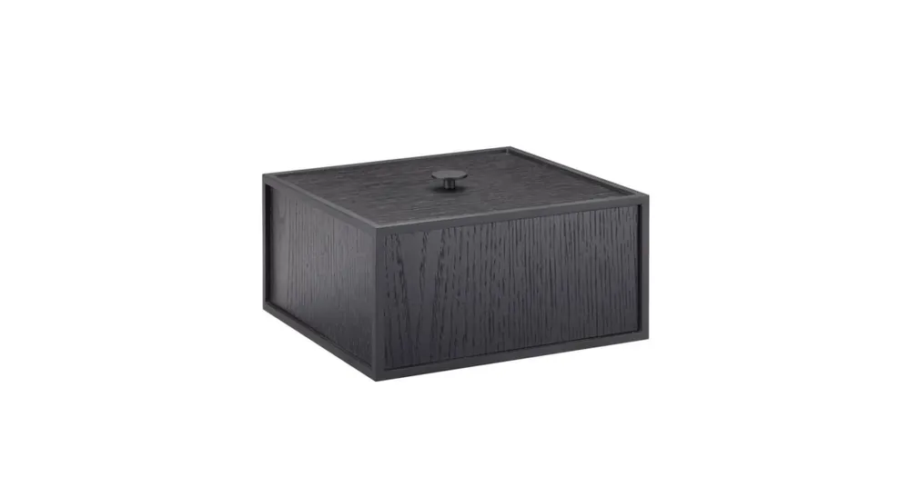 Časově Omezené Úložný box Frame Black Ash 20x20 cm