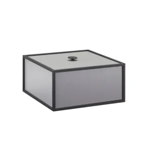 Úložný box Frame Dark Grey 20x20 cm Nová Kolekce