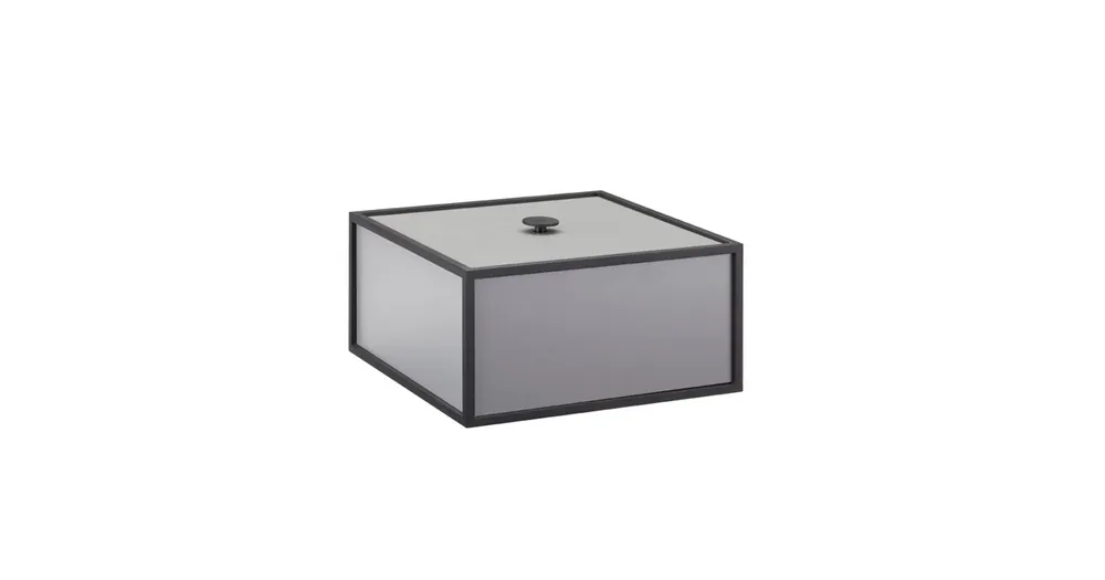 Úložný box Frame Dark Grey 20x20 cm Nová Kolekce